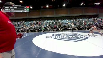 130-140 lbs Round 2 - Baylee Aust, Fallon Outlaws WC vs Lilley Sheppard, Truckee Wrestling Club