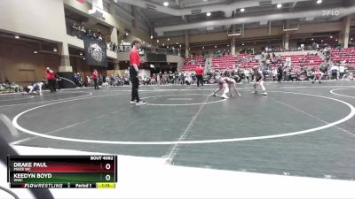 76 lbs Cons. Round 3 - Drake Paul, Maize WC vs Keedyn Boyd, WWC