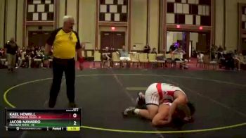 220 lbs Round 1 (6 Team) - Kael Howell, Vipers Orange Crush vs Jacob Navarro, Michigan Mafia