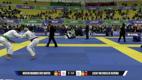 Lucas Yan Souza De Oliveira vs Mateus Marques Dos Santos 2025 Brasileiro Jiu-Jitsu IBJJF