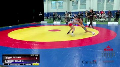 53kg Quarterfinal - Tatiana Guzman, K-W Kaos vs Shahreen Gulacha, Jr Badgers