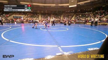 105 lbs Round Of 64 - Colton Zabinski, Backyard Brawlers North vs Sal Bellia, Smittys Barn