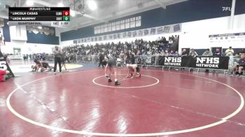 165 lbs Quarterfinal - Leon Murphy, Santiago (Corona) vs Lincoln Casas, El Modena