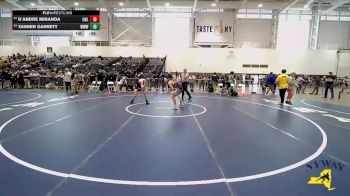 116 lbs Cons. Round 4 - D`andre Miranda, Club Not Listed vs Tanner Garrett, Warrior Warehouse Wrestling