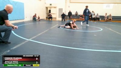 62-67 lbs Round 1 - Atticus Fitch, Davis Wrestling Club vs Connor Pearson, Empire Battle School