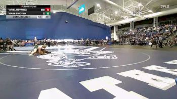 157 lbs Cons. Round 1 - Ariel Nevarez, Wichita-West Hs vs Gabe Swoyer, Free State