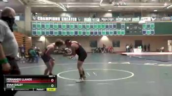 220 lbs Cons. Semi - Evan Daley, Redwood vs Fernando Llanos, San Clemente