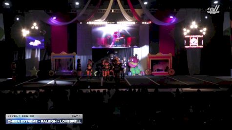 Cheer Extreme - Raleigh - Lovespell [2025 L1 Senior Day 1] 2025 ASC Battle Under the Big Top Grand Nationals