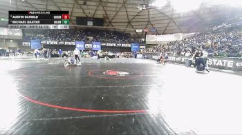 Boys 4A 138 lbs Quarterfinal - Michael Baxter, Arlington vs Austin Schield, Gonzaga Prep