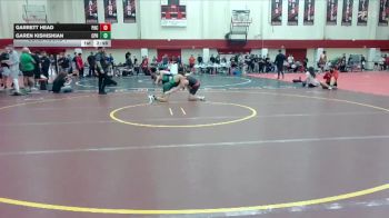 125 lbs Cons. Round 4 - Garrett Head, Pacific (OR) vs Garen Kishishian, Cal Poly Humboldt