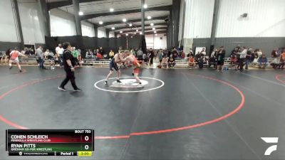 145 lbs Cons. Round 3 - Cohen Schleich, Peninsula Wrestling Club vs Ryan Pitts, Gresham GO-FOR Wrestling