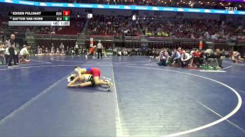2A-106 lbs 7th Place Match - Edisen Fullhart, Decorah vs Dayton Van Horn, Atlantic