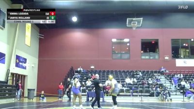 207 lbs Cons. Round 3 - Emma Lozada, Emory & Henry vs Janya Rolland, Allen