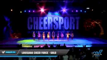Louisiana Cheer Force - Gold [2021 L6 Senior Coed - XSmall Day 2] 2021 CHEERSPORT National Cheerleading Championship