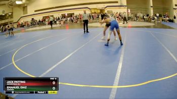 165 lbs Cons. Round 4 - Emanuel Diaz, Aurora vs Jack Patting, Augustana (IL)