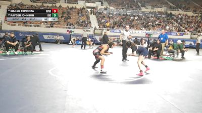 122-D1 Cons. Round 1 - Raygen Johnson, Higley High School vs Mailyn Espinoza, West Point High School