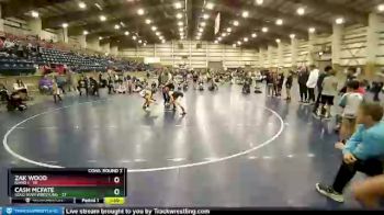 84 lbs Semis & Wb (16 Team) - Cash Mcfate, Gold Rush Wrestling vs Zak Wood, Idaho 1
