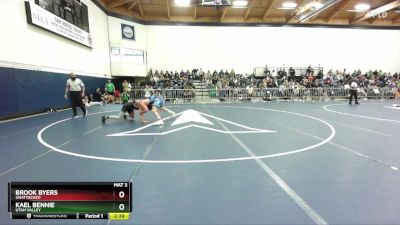 197 lbs Quarterfinal - Brook Byers, Unattached vs Kael Bennie, Utah Valley