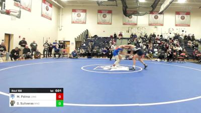 145 lbs Consi Of 8 #2 - Michael Palma, Londonderry vs Dylan Suliveras, Windham