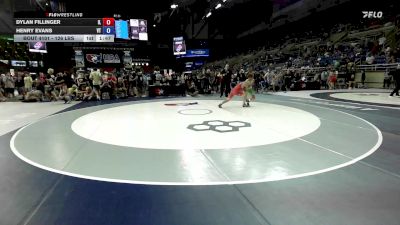 126 lbs Champ. Rd Of 128 - Dylan Fillinger, IL vs Henry Evans, VT