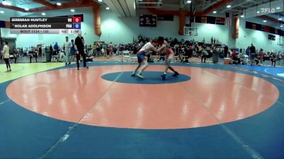 120 lbs Champ. Round 2 - Nolan Adolphson, Scanlan Wrestling Academy vs Jeremiah Huntley, Western Branch