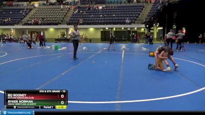 75 lbs 5th Place Match - Bo Rooney, Outlaw Wrestling Club vs Ryker Norman, Ubasa Wrestling Academy