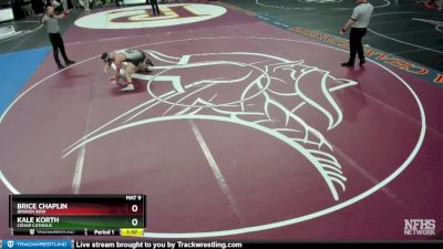 Champ. Round 1 - Kale Korth, Cedar Catholic vs Brice Chaplin, Broken Bow