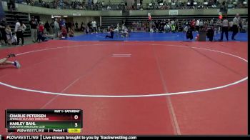 95 lbs Round 2 - Charlie Petersen, American Outlaws Wrestling vs Hanley Bahl, Lancaster Wrestling Club