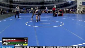 175 lbs Champ. Round 3 - Cannon Endicott, ELMWOOD vs James Lux, Mendon HS