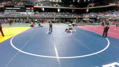 6A 235 lbs Quarterfinal - Tiveopa Anthony, Dallas Skyline vs Melanie Avila, Weslaco