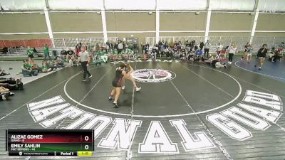 110 lbs Round 3 (4 Team) - Alizae Gomez, Idaho vs Emily Sahlin, Mat Demons