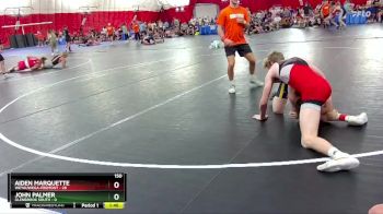 150 lbs Round 3 (6 Team) - Aiden Marquette, Weyauwega-Fremont vs John Palmer, Glenbrook South