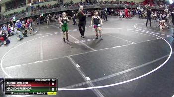 107 lbs Round 1 - Madison Fleenor, Westside Wrestling Club vs Amerli Walker, Cenntinal Wrestling Club