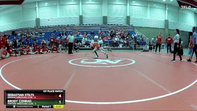 85 lbs Finals (2 Team) - Gabriel Plunkett, Noblesville Wrestling Club vs Zander Treesh, Garrett Wrestling Club