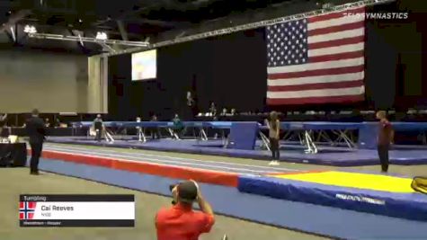 Cai Reeves - Tumbling, NSB - 2021 USA Gymnastics Championships