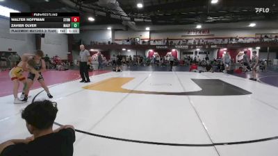 95 lbs Placement Matches (8 Team) - Walter Hoffman, Steller Trained Doom vs Zavier Olver, Mat Assassins Gray