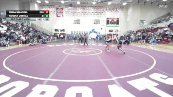 140 lbs 1st Place Match - Keanna Conrad, Blackfoot vs Emma Stansell, Kuna