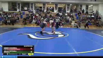 287 lbs Quarterfinal - Brian Mitchell, Dothan HS vs Aiden Cockrell, Prattville Christian Academy