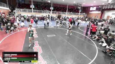 120 lbs Cons. Round 2 - Coehn Green, Belgrade vs Orion Grimes, Priest River