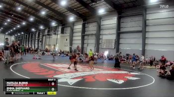 132 lbs Semis - R1 Wb - Emma Shephard, Black Mambas vs Matilda Burns, Badger Girls Elite