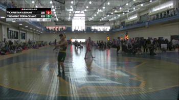 125 lbs Cons. Round 1 - Christian Lievano, Cortland State vs Dominic Terracciano, New Jersey City