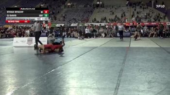 133 lbs 2nd Wrestleback (16 Team) - Ethan Spacht, North Central vs Cj Davis, Central