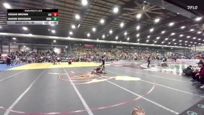 95 lbs Champ. Round 1 - Kegan Brown, Legends Of Gold vs Baker Brogden, North DeSoto Wrestling Academy