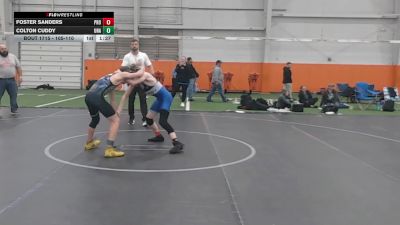 105-110 lbs Round 4 - Colton Cuddy, Unattached vs Foster Sanders, Prodigy