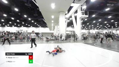 50 lbs Semifinal - Philip Maier IV, Montrose Elite vs Isaiah Meza, Savage House WC