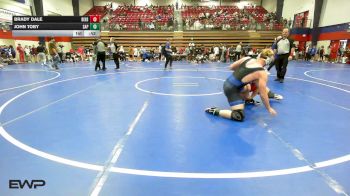 157 lbs Consolation - Brady Dale, Bixby HS Boys vs John Toby, Sapulpa