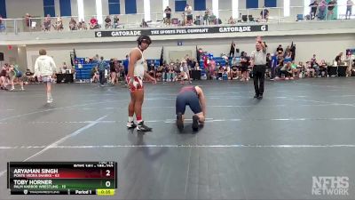 185-210 lbs Semifinal - Aryaman Singh, Ponte Vedra Sharks vs Toby Horner, Palm Harbor Wrestling