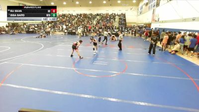 113 lbs Champ. Round 2 - Issa Saito, West Torrance Highschool vs Eli Silva, Norte Vista