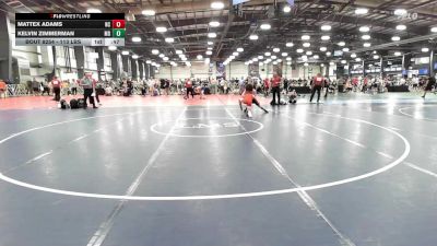 113 lbs Consi Of 64 #2 - Mattex Adams, NC vs Kelvin Zimmerman, MD