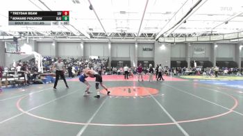 113 lbs Quarterfinal - Treydan Beam, Xavier vs Edward Fioletov, Glastonbury
